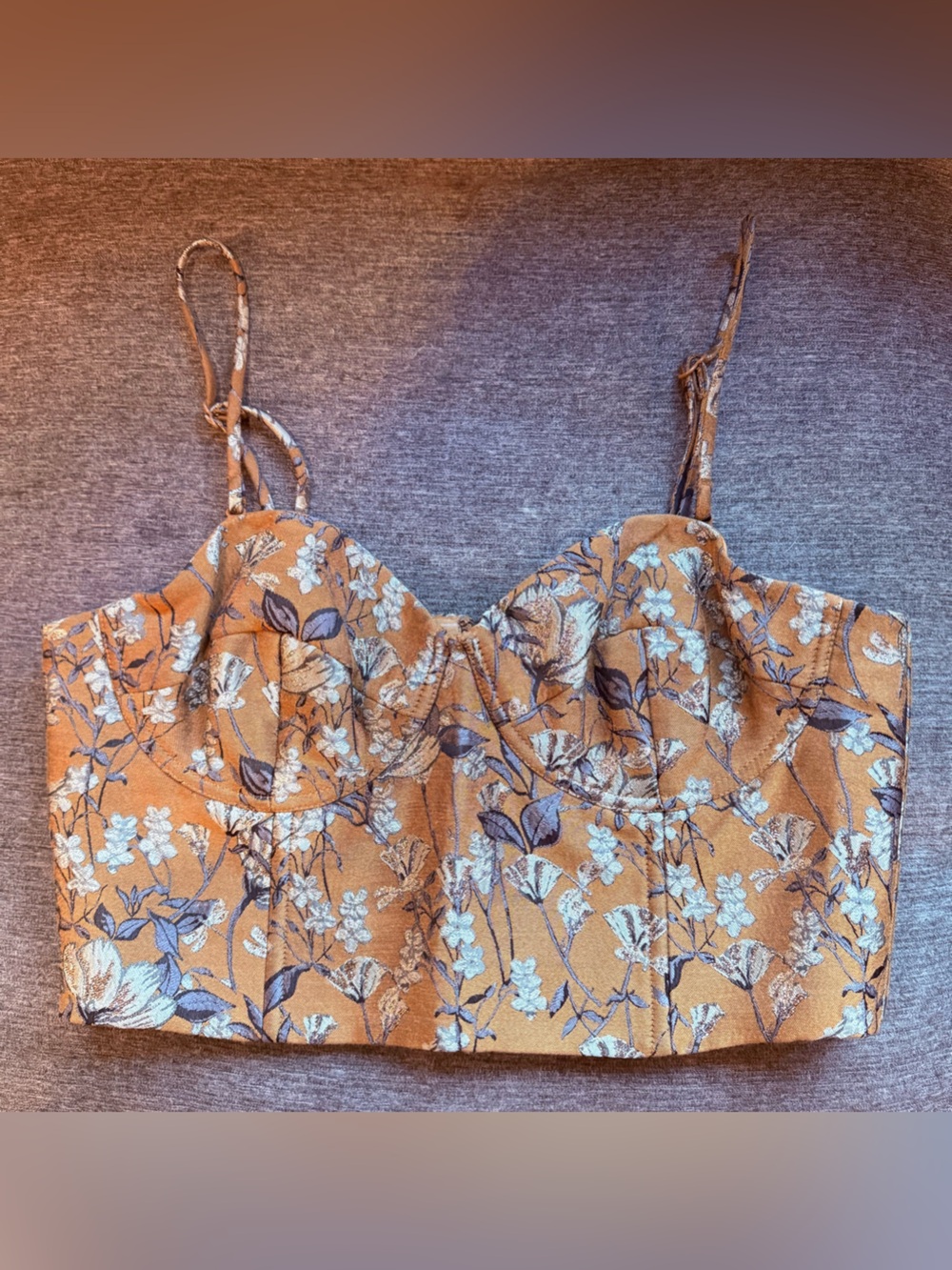 Banana Republic Satin Top in Mustard